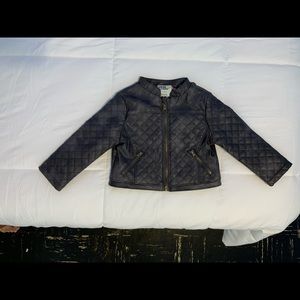 Kids Faux Leather Jacket